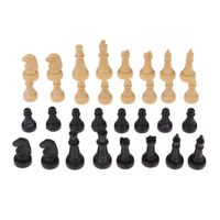 Pièces d'échecs en plastique - UNBRANDED - 32 pièces - Pour enfants - Accessoires d'échecs