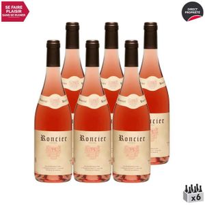 VIN ROSE Roncier Rosé Rosé - Lot de 6x75cl - Vin Rosé de Bourgogne - Appellation VDF Vin de France - Origine Bourgogne - Cépage …