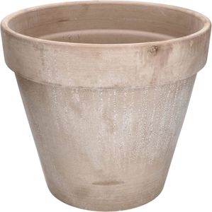 JARDINIÈRE - BAC A FLEUR Pot de fleurs en terre cuite Moka - 31 cm avec bord - Pour intérieur et jardin - KOTARBAU®