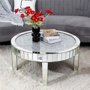 Table Basse Orientale En Bois - 115x115x57 Cm - Occasion Bon État - Style Ethnique