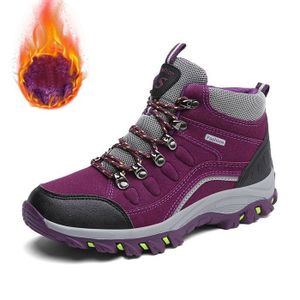 ZHENSI Chaussures De Randonnée Femmes - Baskets De Marche Respirantes Plein Air Camping Trekking