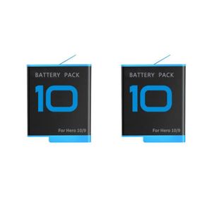 BATTERIE APPAREIL PHOTO 2 Batterie-TELESIN-Chargeur de marque-batterie de 