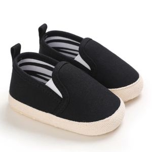 BIJOU DE CHAUSSURE coloris D21 Noir taille 7-12 mois Chaussures antidérapantes pour bébés filles et garçons, chaussures de premi