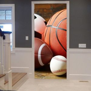 3D Stickers Autocollant Mural Basketball Feu Enfant Salon Chambre Muraux  Décor - Cdiscount Maison