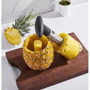 Pratique en Acier Inoxydable Cutter Ananas Oeil Éplucheur Ananas Graine  Remover Clip Accueil Cuisine Outils : : Cuisine et Maison