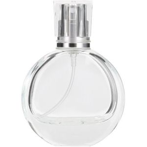 Flacon Vaporisateur à Parfum Portable 100 Ml - Rechargeable, Verre Transparent - Neuf Générique