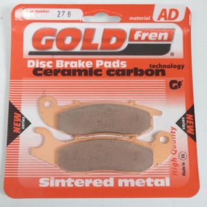 Plaquettes De Frein ACCOSSATO Pour Rieju MRT 50 Pro (2009) - Lot De 2 - Mélange Organique