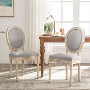Chaise design ergonomique et stylisée au meilleur prix, Lot de 6 chaises  médaillon IMPÉRATRICE style Louis XVI en polycarbonate transparent