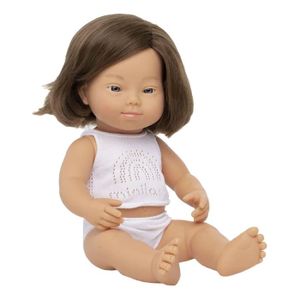 POUPÉE Poupée bébé fille - MINILAND - 38 cm - trisomie 21