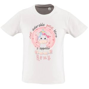 T-SHIRT Romy - T-shirt Enfant Blanc 4 à 10 Ans - Collectio