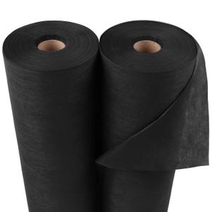 GEOTEXTILE - BACHE Toile de paillage agro-textile noire - SARCIA.EU - 1,6 x 360m - 50g - régulation de l'air et de l'eau