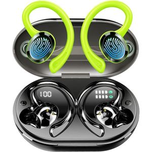 OREILLETTE BLUETOOTH Ecouteurs Bluetooth Sans Fil Sport Écouteurs 48H H