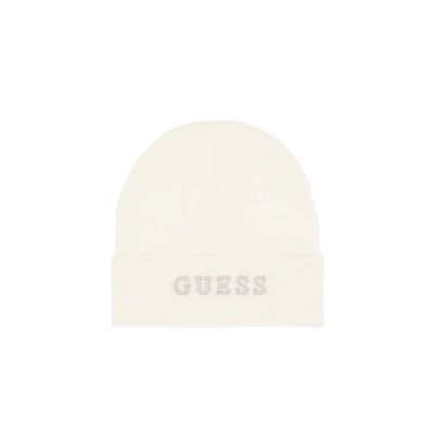 Bonnet Guess Femme Essential Blanc Synthétique Blanc Cdiscount - Main Image