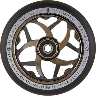 Roue Increvable Trottinette – Lot De 2, Jante Acier Rouge, Charge 50 Kg
