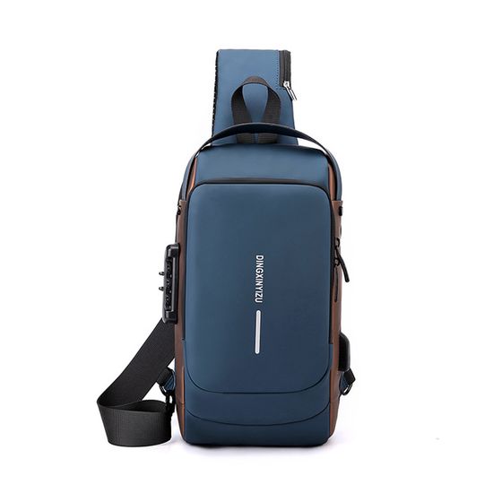 Sac Bandoulière Antivol Sécurisé | Serrure à Code Usb main image 1