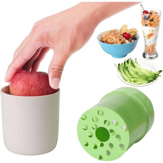 Râpe À Légumes Rotative Manuelle À Tambour Avec 3 Lames Rotatives En