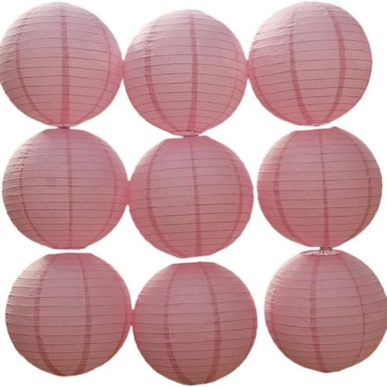 Decoration Jardin Fête Chinoise Vastsea 12 Pièces Lampions Rouge, Lanterne Rouge à Papier Rond Lampe Lot Lanternes Papier Rondes Décoration Mariage Fête