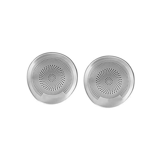 Lot De 2 Grilles De Protection Pour Tweeter 1" - Diamètre 43mm, Argent - Pour Custom Audio Voiture Ou DIY