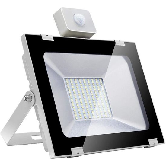 Projecteur LED Extérieur 20W Avec Détecteur Motion - 2000lm Blanc Chaud IP66 - 2 Pack