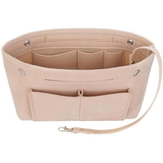 Organiseur De Sac Sur Mesure Pour Hermès Lindy 30 (30x21x15 Cm) - Insert En Feutre 2 Mm, Personnalisable Couleur (beige, Noir, Rouge...)