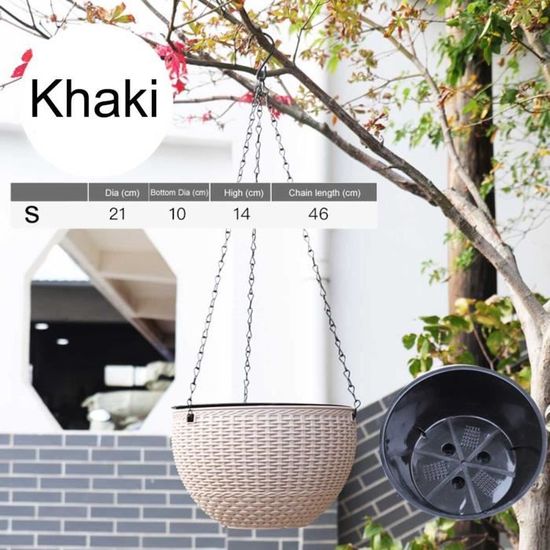 Lot De 2 Paniers à Fleurs Suspendus En Corde De Jute Avec Crochets Pour La Décoration Intérieure | Leroy Merlin