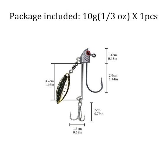 Acheter Gamakatsu Jig Head Swimming Cobra Jig Head 3 grammes Taille 6 ,4 par paquet (9366