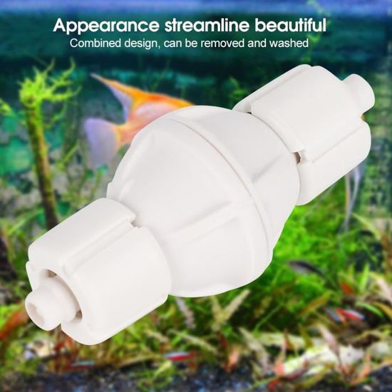 Clapet Anti-retour CO2 En Inox Pour Aquarium - 6 Mm - Étanchéité Renforcée