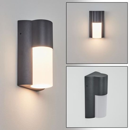 Lampadaires D'extérieur 3pcs Noir Aluminium Moulé Sous Pression VidaXL | Leroy Merlin