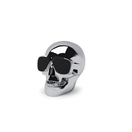 Enceinte tête de mort bluetooth argent Cdiscount TV Son Photo
