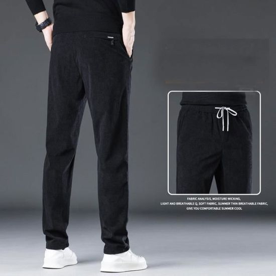 Générique Pantalon En Velours Côtelé Coupe Classique Pour Homme