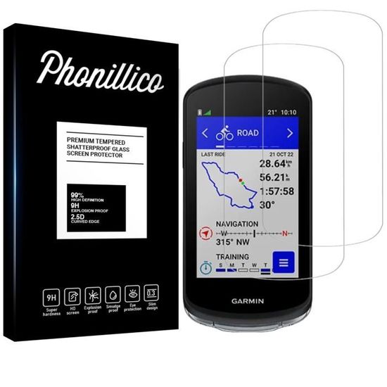 Protecteur D'écran En Verre Trempé 9H Pour Garmin Edge 520 / 820 - Antichoc, Anti-rayures, Anti-empreintes