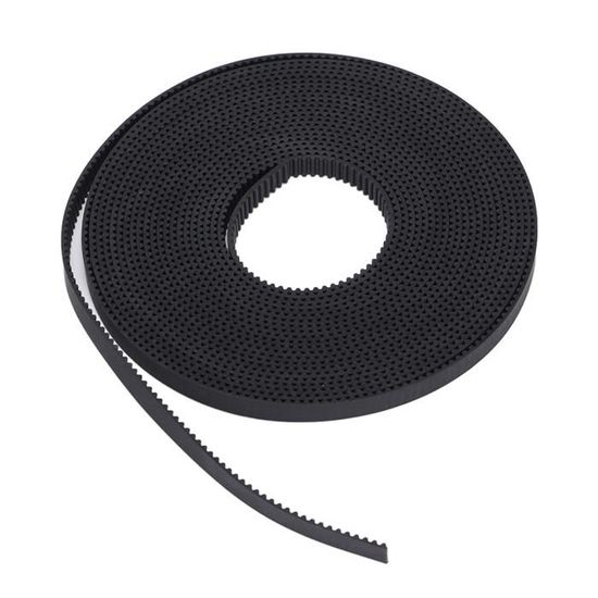 Courroie GT2 6mm Renforcée 10m - Courroie Imprimante 3D Avec Noyau Acier - Blanche Antidérapante