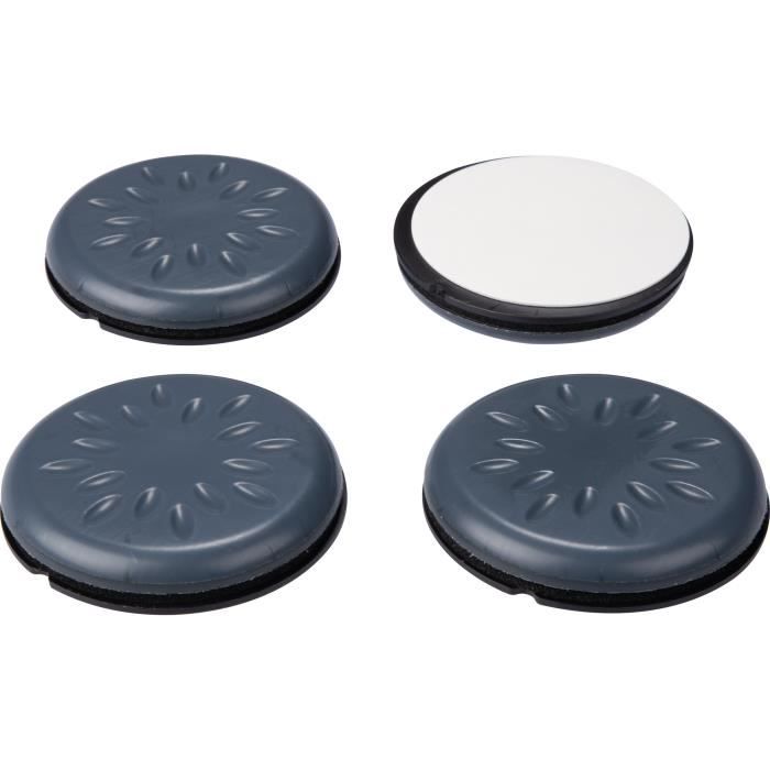 Patin adhésif glisseur Gliss Tout Terrain 3M - Diamètre 80 mm - Vendu par 4