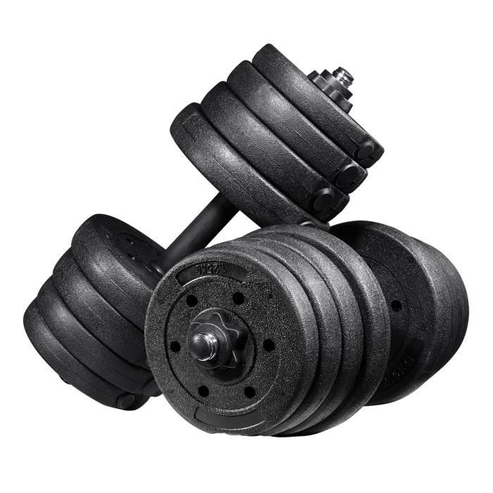 BESPORTBLE haltère 30 kg réglable
