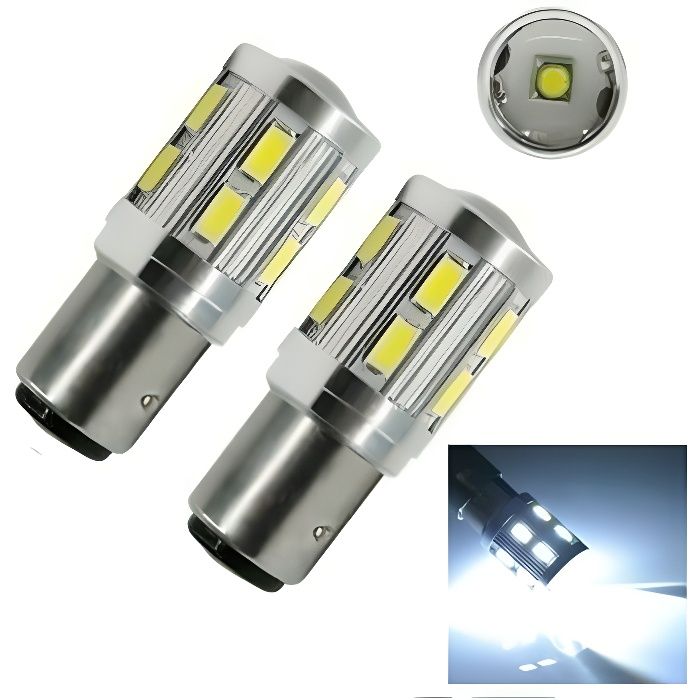 PEUGEOT 308 ampoules LED BLANC CREE P21/5W feux de jour diurne Roulage