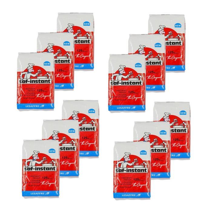 Lot 12x Levure sèche de boulangerie - paquet 125g