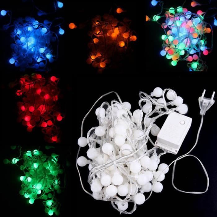 1pc 220V 100-LED guirlande lumineuse 8 modes petite ampoule en forme de LED pour fête mariage BULB - LED BULB - HALOGEN BULB