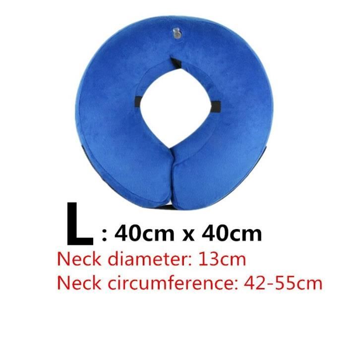 Collier gonflable pour chien chat 3 tailles Collier Anti morsure pour animal - Type Blue-L-Inflatable Collar