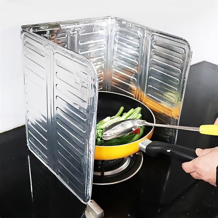 Écran Anti-Éclaboussures D'Huile, Gadgets De Cuisine, Plaque En Aluminium, Déflecteur De Cuisinière À Gaz, Panneau De Protection