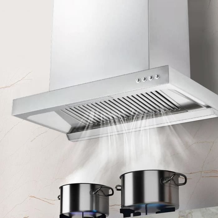FLE Hotte murale à flux d'air Hotte aspirante Appareils de cuisine ménagers(prise UE 220 V)