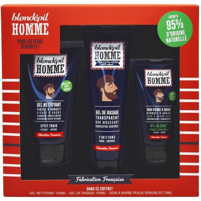 BLONDEPIL HOMME Coffret Barber Nature Soin Apaisant