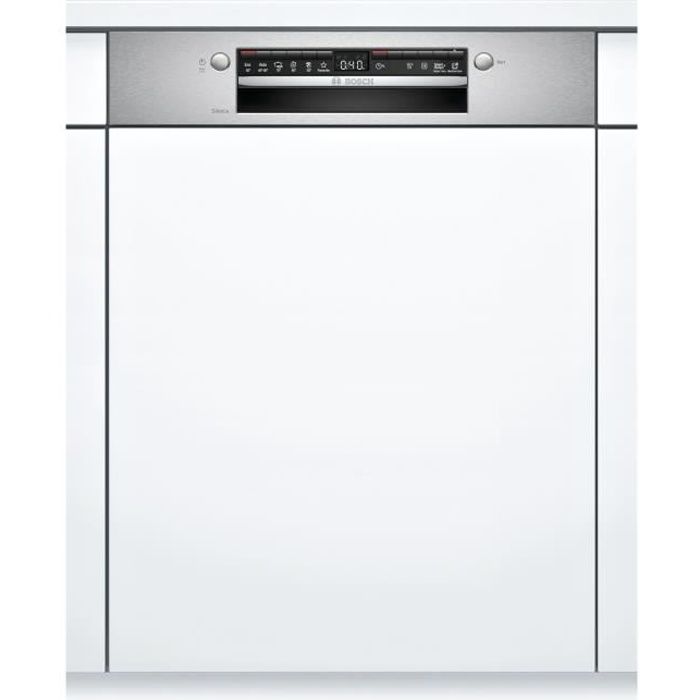 Lave-vaisselle encastrable BOSCH SGI4HTS31E SER4 - 12 couverts - Induction - L60cm - 46 dB - Bandeau Inox