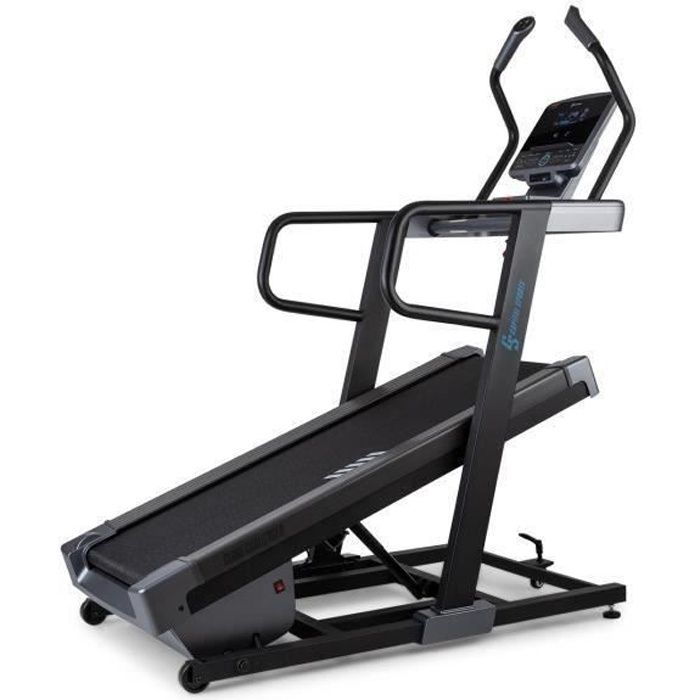 CAPITAL SPORTS Challenger - Tapis de course inclinable à 40°, support de tablette, enceintes, USB & lecteur MP3 intégré