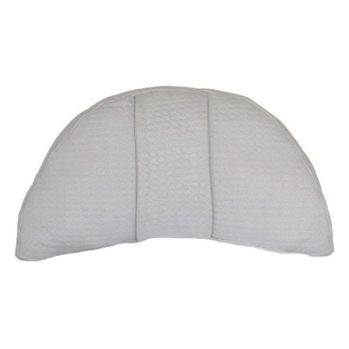 DOMIVA Mini coussin maternité LUNA bimatière - Ciel/gris