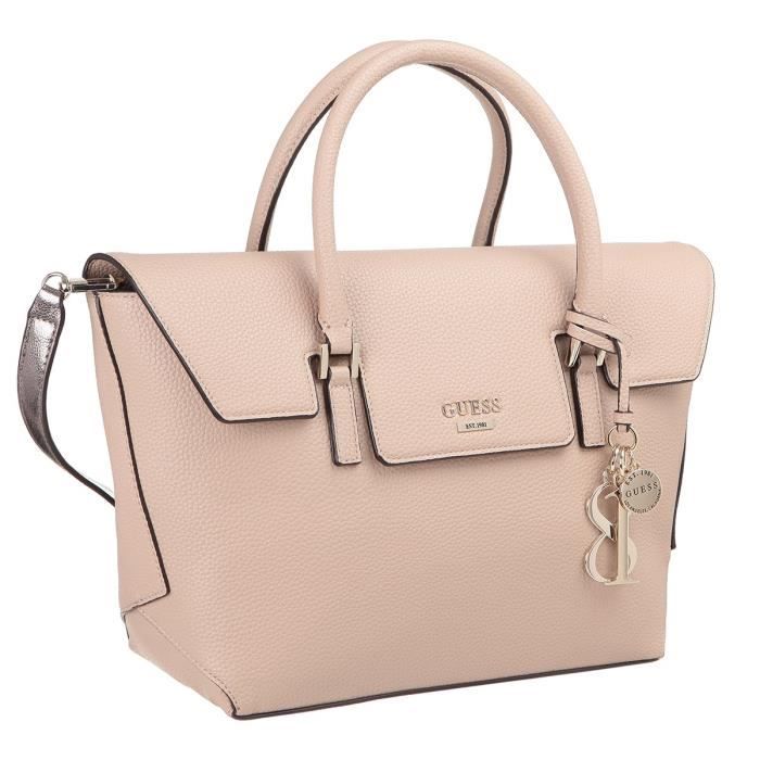 GUESS Sac à Main Tan Rose Femme