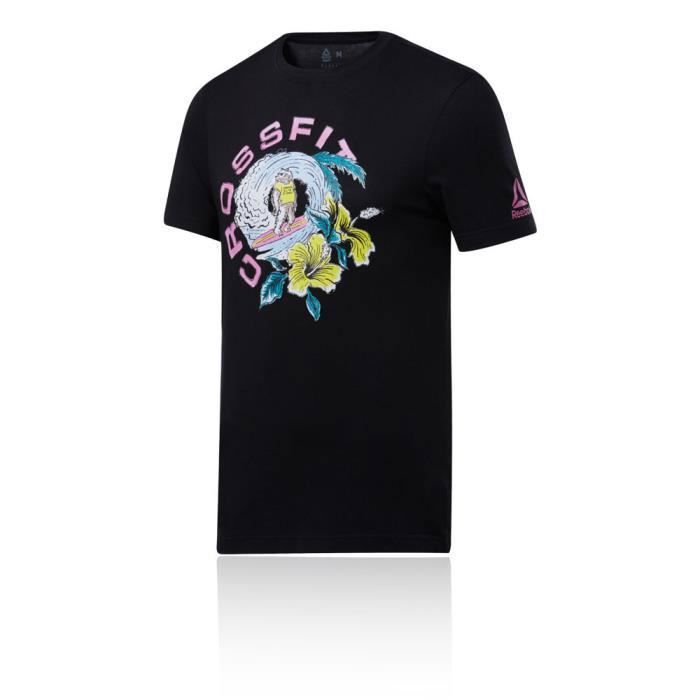 Reebok Hommes Surfing Bear T-Shirt De Sport