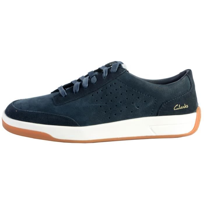 Tennis Basket Basses Clarks Hero Air Lace Marine Homme