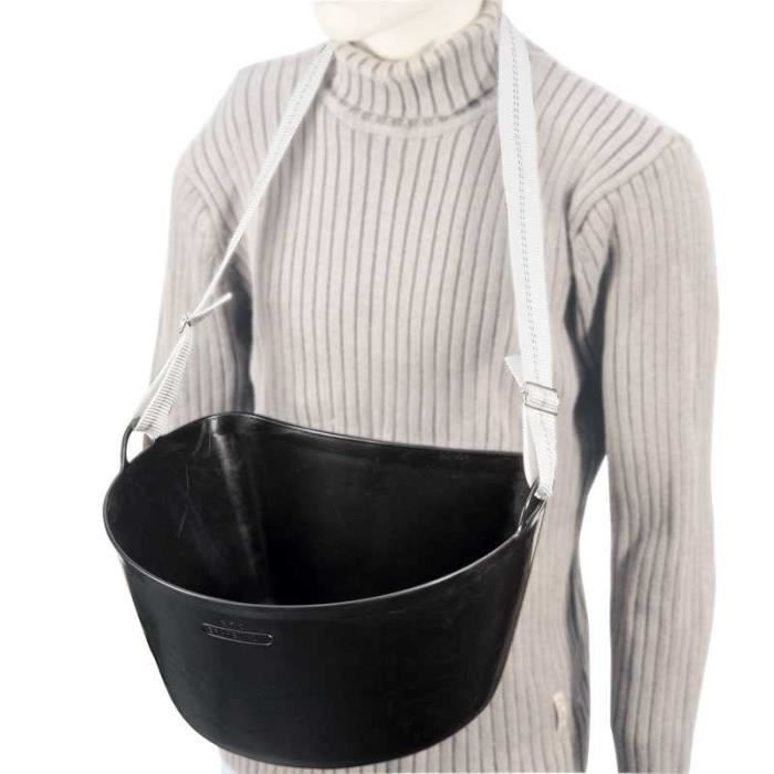 Panier de Récolte Ventral 10L + Sangle Noire