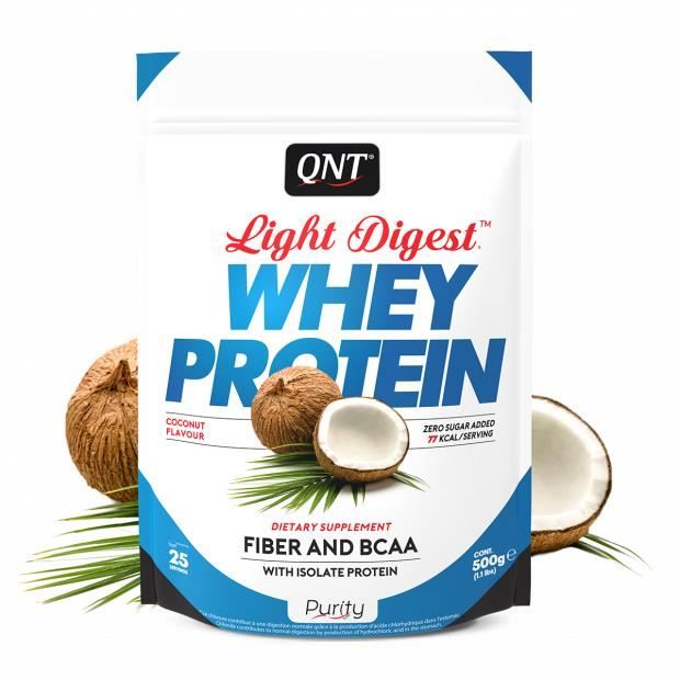 Light Digest Whey Protein Noix de coco 500 g
