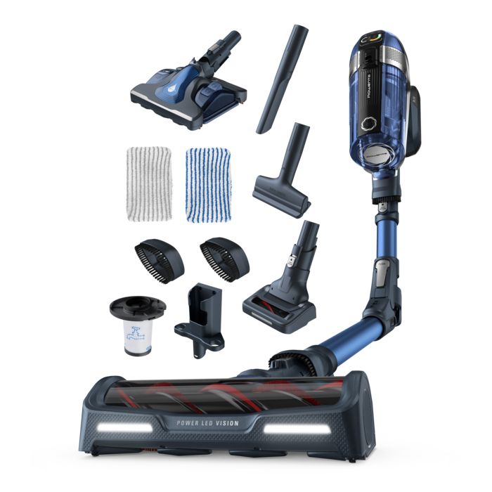 ROWENTA RH9890WO X-Force Flex 11.60 Aspirateur balai sans fil, Tube flexible, Batterie 25,2V, Autonomie 45 min, Commande digitale